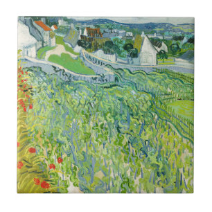 Vincent van Gogh - Vineyards at Auvers Tile