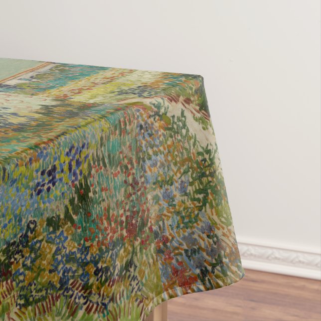 Vincent Van Gogh Vintage Garden at Arles Tablecloth (In Situ)
