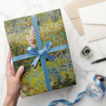Vincent Van Gogh Vintage Garden at Arles Wrapping  Wrapping Paper<br><div class="desc">Incorporated in the design of this product is a charming print of "Garden at Arles" an oil on canvas painting created in 1888 by Vincent van Gogh. Vincent van Gogh (1853 – 1890) was a Dutch Post-Impressionist painter who in just over a decade created approximately 2, 100 paintings including about...</div>
