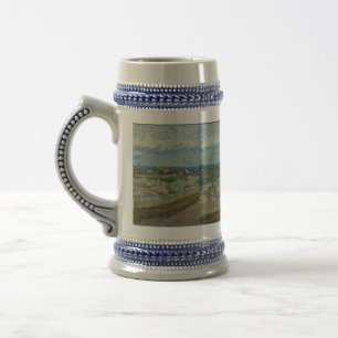 Vincent Van Gogh Vintage Peach Trees in Blossom Beer Stein