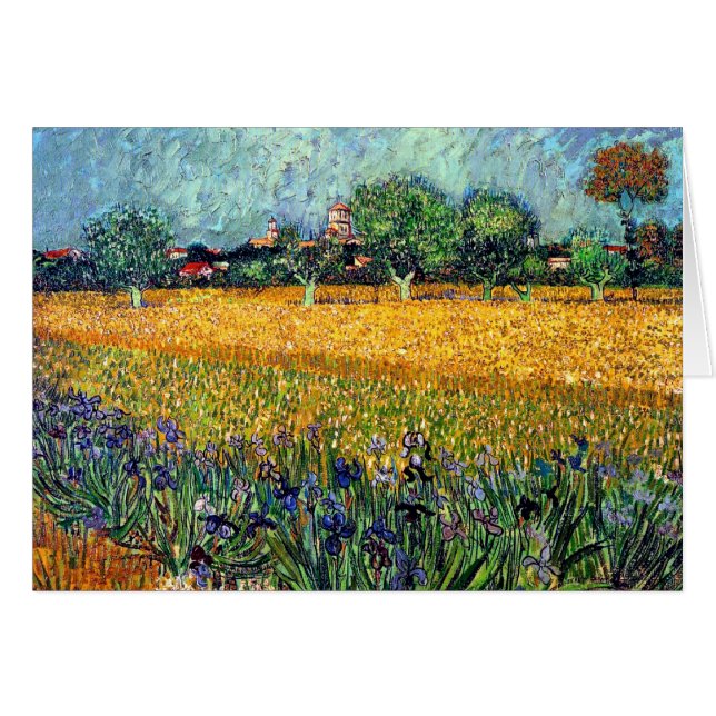 Vincent Van Gogh - Vue D'Arles Avec Irises (Devant horizontal)