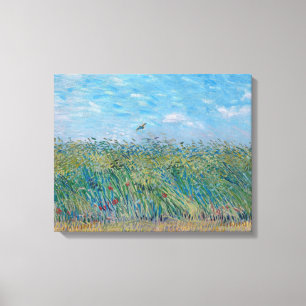 Vincent Van Gogh - Wheat Field with a Lark Canvas Print