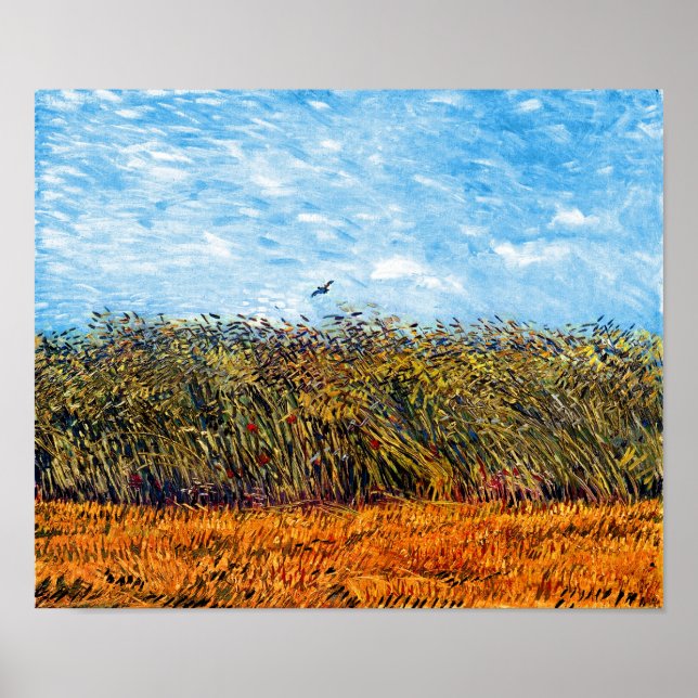 Vincent Van Gogh - Wheat Field With A Lark Poster (Front)