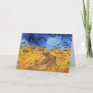 Vincent Van Gogh - Wheat Field with Black Crows Card