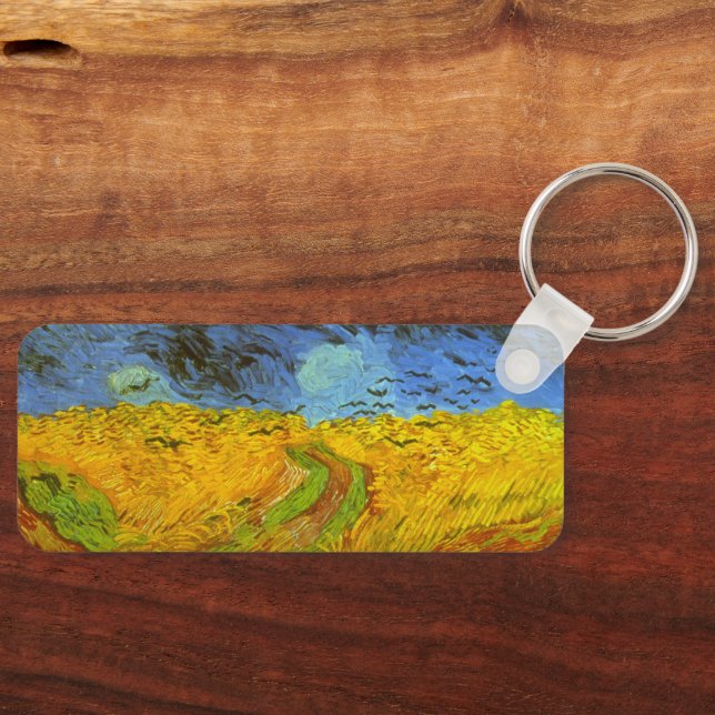 Vincent van Gogh Wheat Field with Crows Keychain (Front)