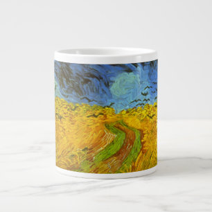 Vincent van Gogh Wheat Field with Crows Large Coffee Mug