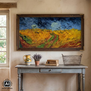 Vincent van Gogh Wheat Field with Crows Poster
