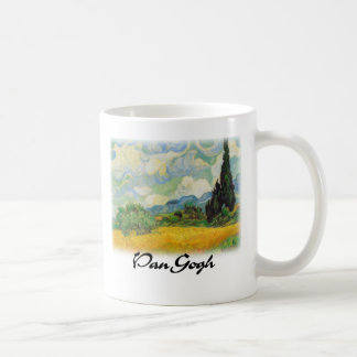 Vincent Van Gogh - Wheat Field with Cypresses Coffee Mug