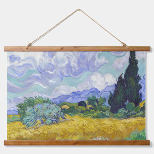 Vincent Van Gogh - Wheat Field with Cypresses Hanging Tapestry