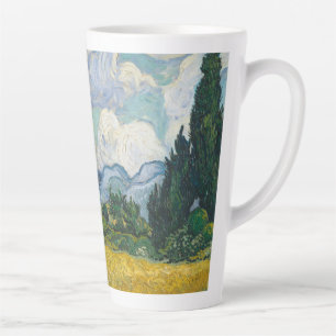 Vincent van Gogh - Wheat Field with Cypresses Latte Mug