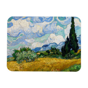 Vincent Van Gogh - Wheat Field with Cypresses Magnet