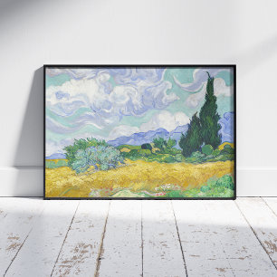 Vincent Van Gogh, Wheat Field with Cypresses Photo Print