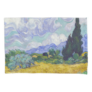 Vincent Van Gogh - Wheat Field with Cypresses Pillowcase