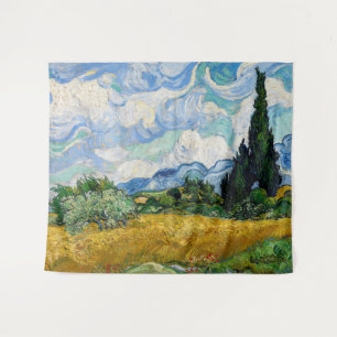 Vincent Van Gogh - Wheat Field with Cypresses Tapestry