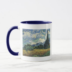 Vincent van Gogh Wheat Fields With Cypresses Mug