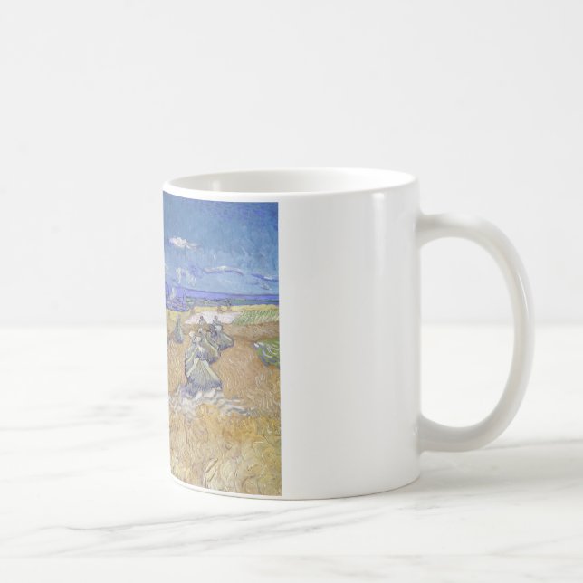 Vincent van Gogh - Wheat Stacks with Reaper Coffee Mug (Right)