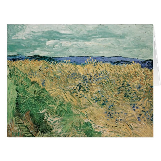 Vincent Van Gogh, Wheatfield Avec Cornflowers (Devant horizontal)