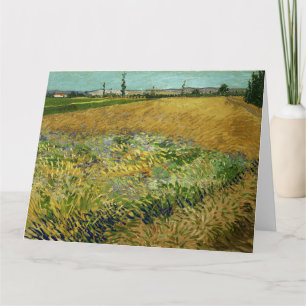 Vincent Van Gogh, Wheatfield, Korenveld Card