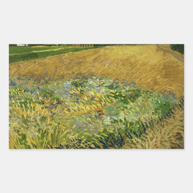 Vincent van Gogh - Wheatfield Sticker (Front)