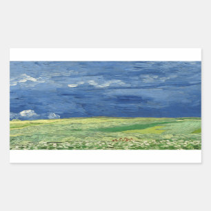 Vincent van Gogh - Wheatfield under Thunderclouds Sticker
