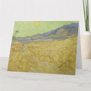 Vincent Van Gogh, Wheatfield With A Reaper Card