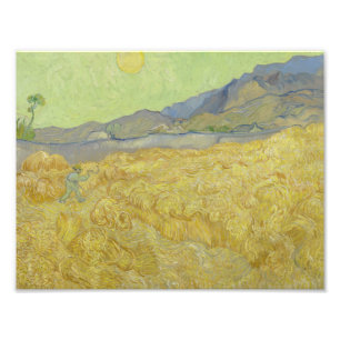 Vincent van Gogh - Wheatfield with a Reaper Photo Print