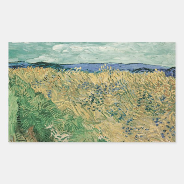 Vincent van Gogh - Wheatfield With Cornflowers Sticker (Front)