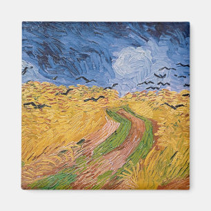 Vincent van Gogh   Wheatfield with Crows, 1890 Magnet