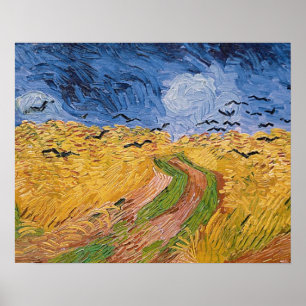 Vincent van Gogh   Wheatfield with Crows, 1890 Poster