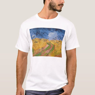 Vincent van Gogh   Wheatfield with Crows, 1890 T-Shirt