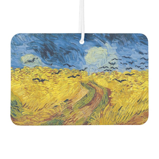 Vincent van Gogh - Wheatfield with Crows Air Freshener (Front)