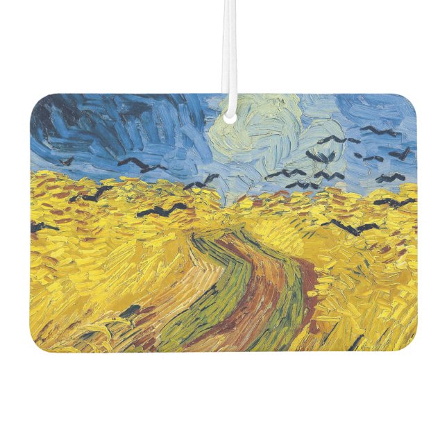 Vincent van Gogh - Wheatfield with Crows Air Freshener (Front)