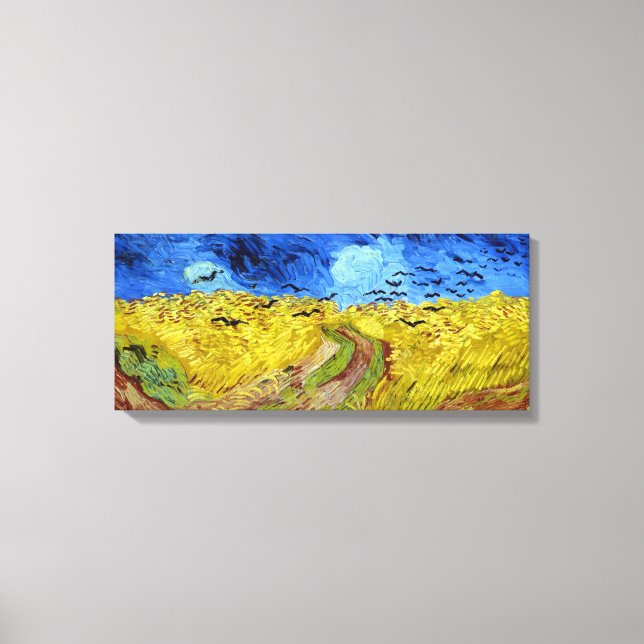 Vincent van Gogh Wheatfield with Crows Canvas Print (Front)