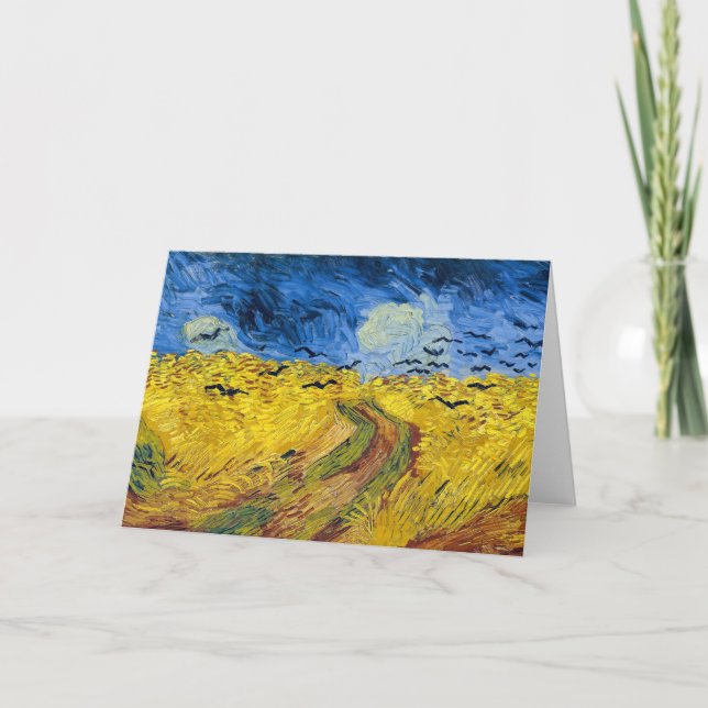 Vincent van Gogh - Wheatfield with Crows Card (Front)