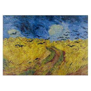 Vincent van Gogh - Wheatfield with Crows Cutting Board