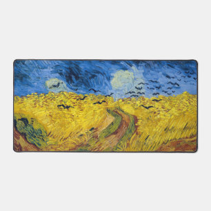 Vincent van Gogh - Wheatfield with Crows Desk Mat