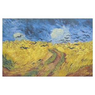 Vincent van Gogh - Wheatfield with Crows Fabric