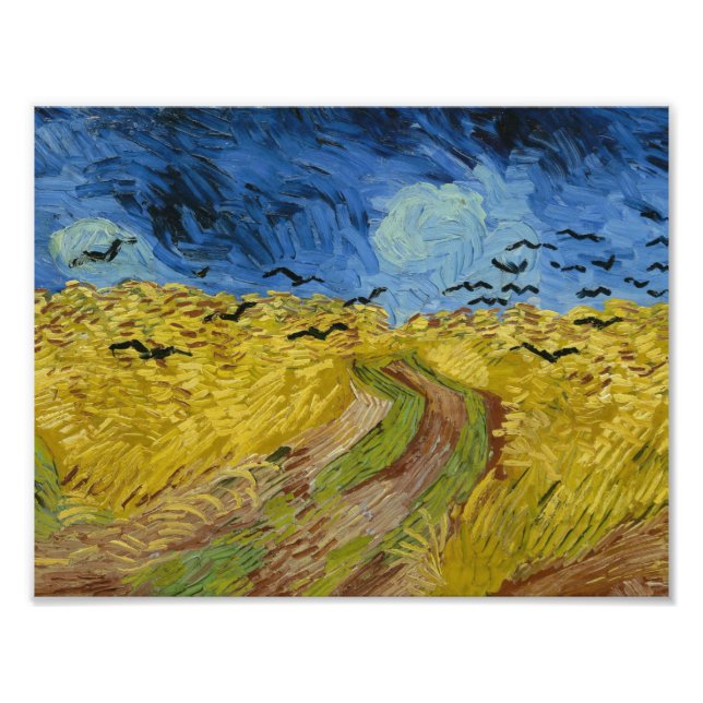 Vincent van Gogh - Wheatfield with Crows Photo Print (Front)