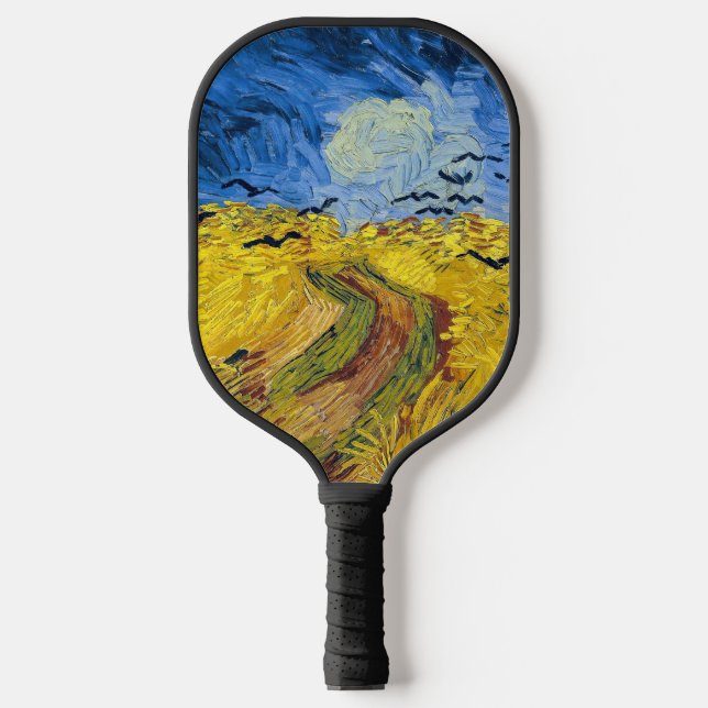 Vincent van Gogh - Wheatfield with Crows Pickleball Paddle (Front)
