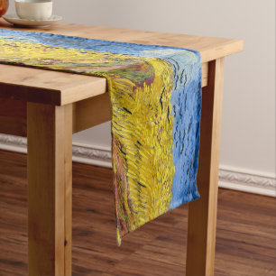 Vincent van Gogh - Wheatfield with Crows Short Table Runner