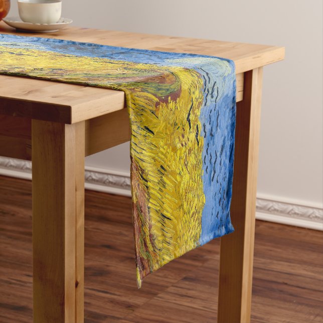 Vincent van Gogh - Wheatfield with Crows Short Table Runner (In Situ)