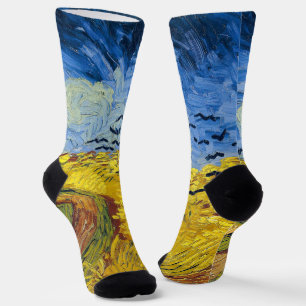 Vincent van Gogh - Wheatfield with Crows Socks