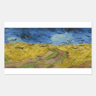 Vincent van Gogh - Wheatfield with Crows Sticker