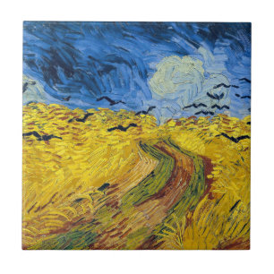 Vincent van Gogh - Wheatfield with Crows Tile