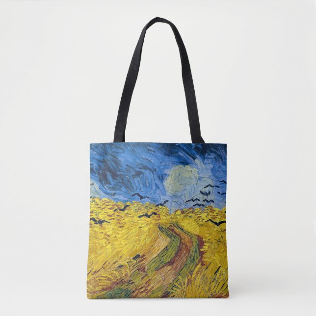 Vincent van Gogh - Wheatfield with Crows Tote Bag (Front)
