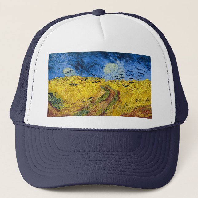 Vincent van Gogh - Wheatfield with Crows Trucker Hat (Front)