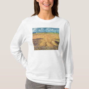 Vincent van Gogh Wheatfield with Sheaves, 1888 T-Shirt