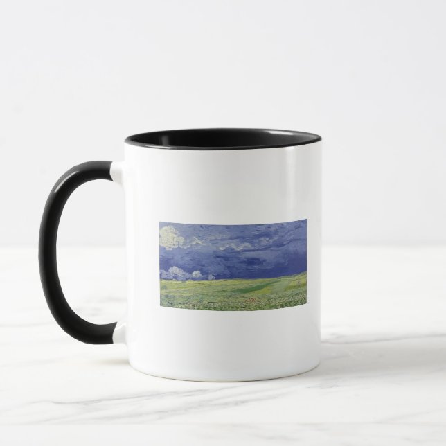 Vincent van Gogh | Wheatfields under Thundercloud Mug (Left)