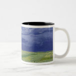 Vincent van Gogh | Wheatfields under Thundercloud Two-Tone Coffee Mug<br><div class="desc">Wheatfields under Thunderclouds,  1890 | by Vincent van Gogh | Art Location: Van Gogh Museum,  Amsterdam,  The Netherlands | Dutch Artist | Image Collection Number: XIR253144</div>
