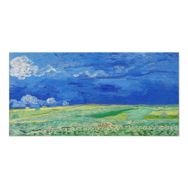 Vincent van Gogh - Wheatfields under Thunderclouds Photo Print (Front)